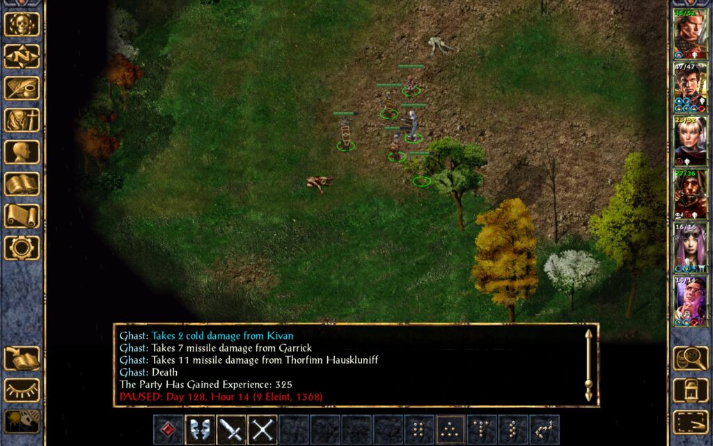 The Troupe kills a ghast.