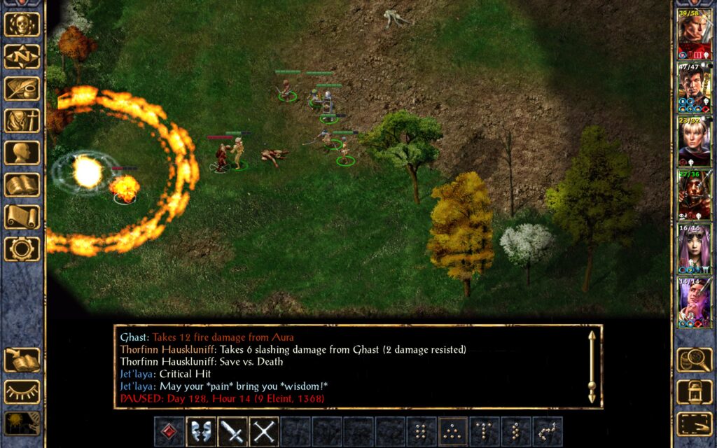 Aura hits the ghasts with a Potion of Explosions.