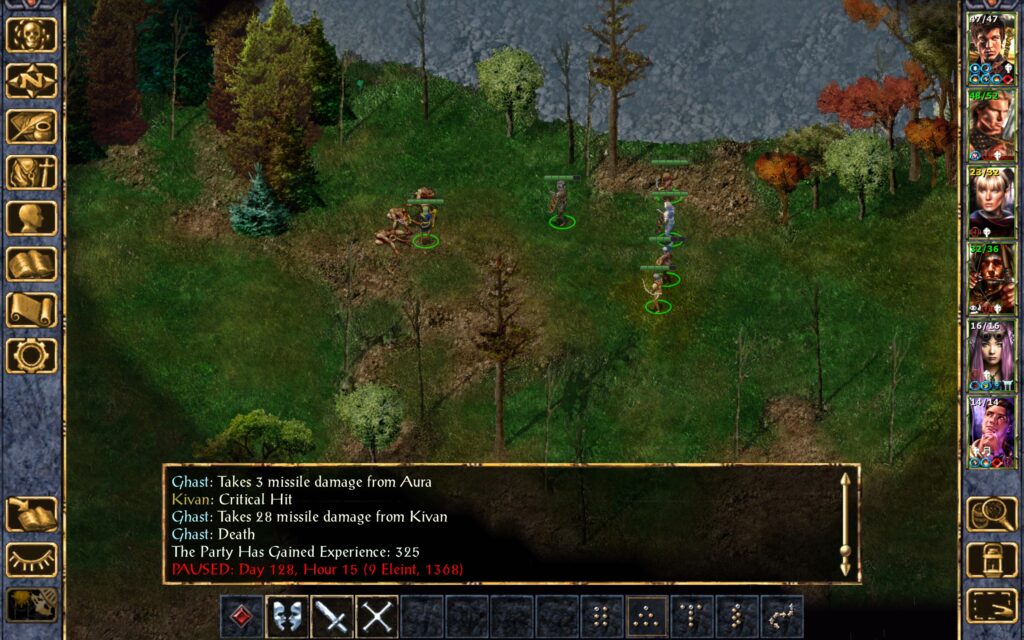 Kivan kills a ghast.