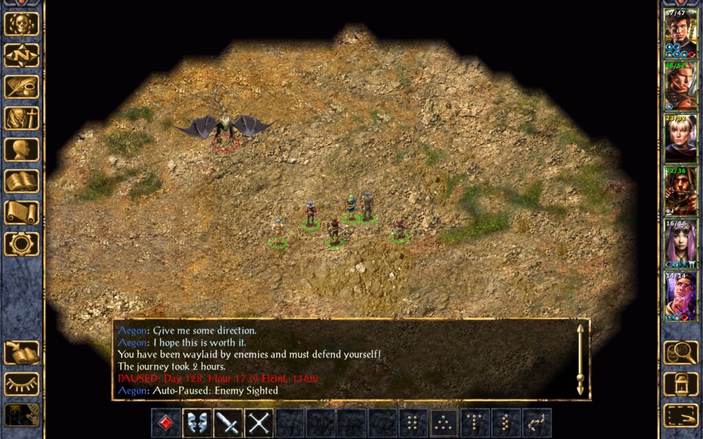 The Troupe are ambushed by a wyvern.