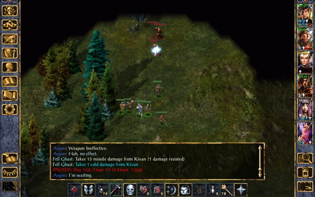 The Troupe encounters a group of undead creatures.
