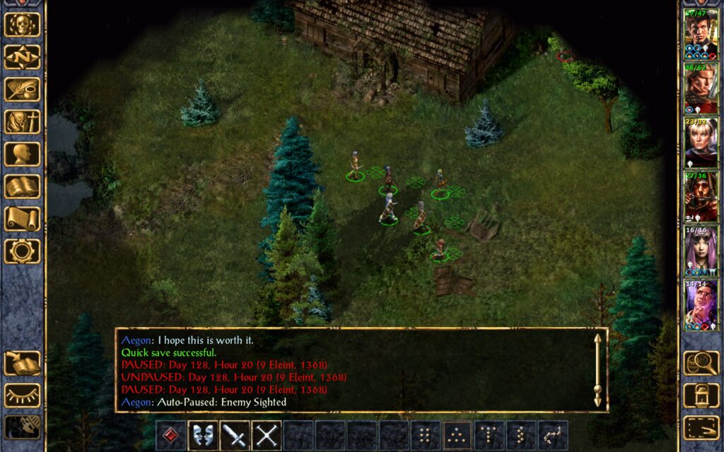 The Troupe encounters ghouls and ghasts near a house.