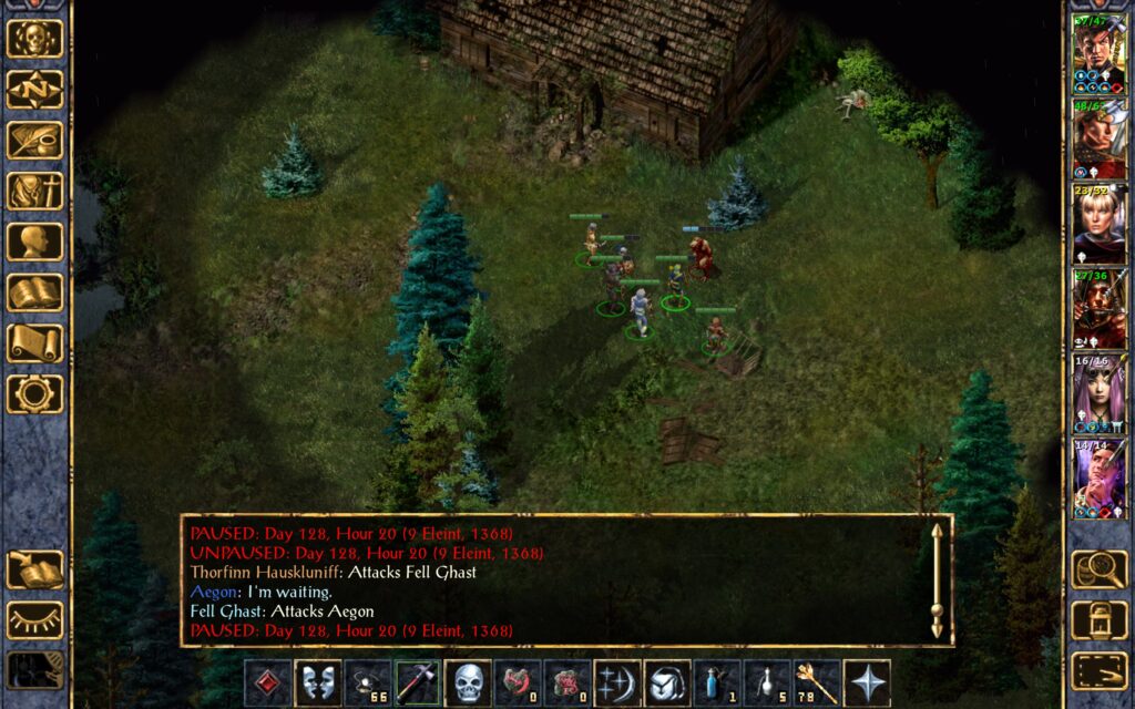 A ghast attacks Aegon.