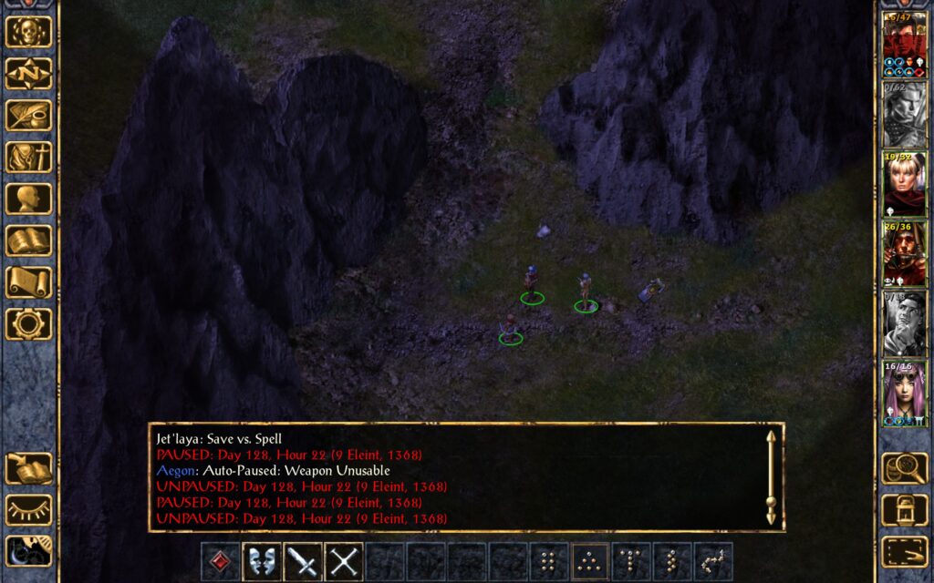 The Troupe flees from Aegon.