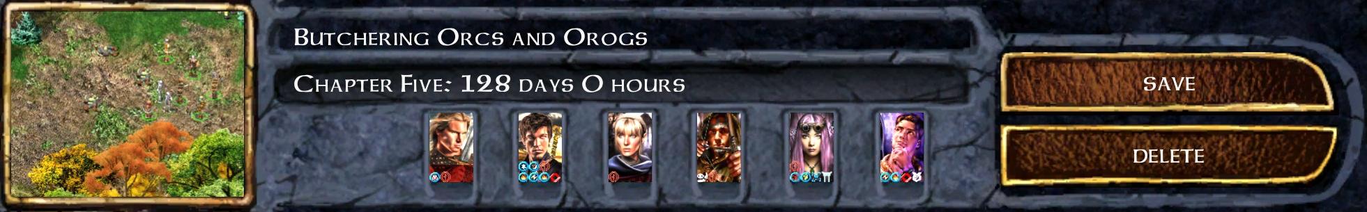 Butchering Orcs and Orogs