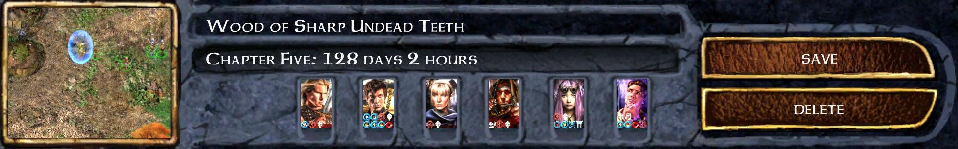 Wood of Sharp Undead Teeth