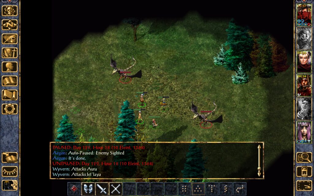 The Troupe are ambushed by wyverns.