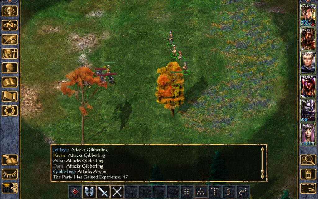 The Troupe fights some gibberlings.