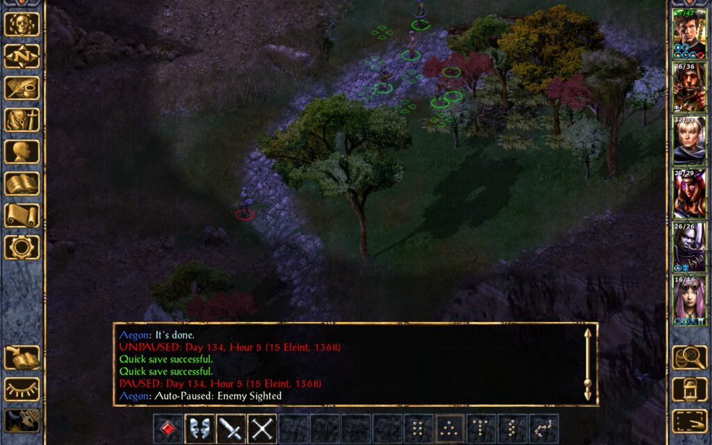 Aegon spots an ambush.