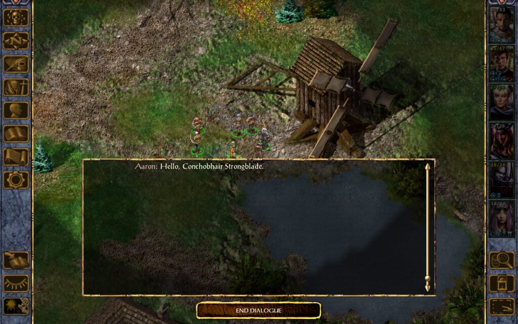 Aaron: Hello, Conchobhair Strongblade.