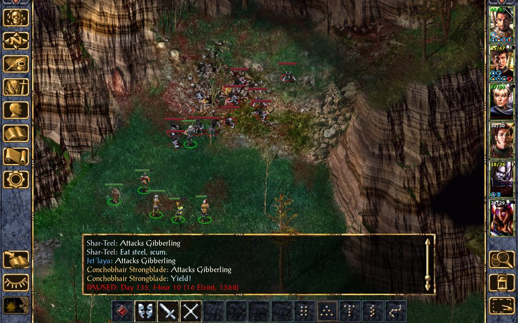 The Troupe are ambushed by even more gibberlings.