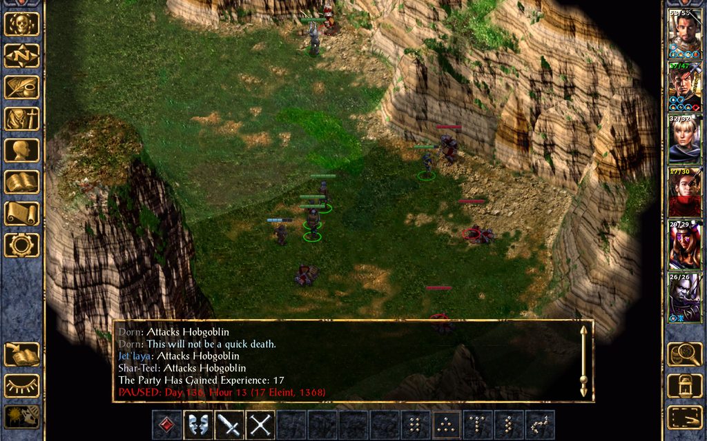 Bardo is wounded but still manages to kill another hobgoblin.
