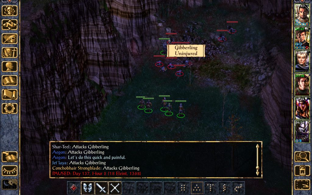More gibberlings ambush the Troupe.