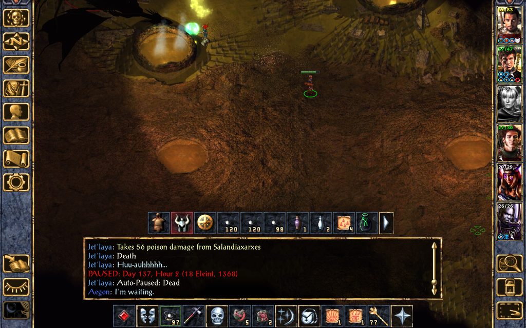 The dragon slaughters Conchobhair.