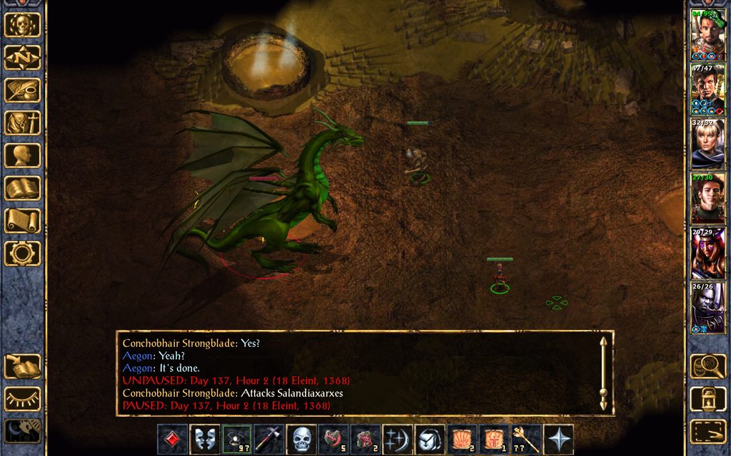 Aegon joins the fight with the dragon.