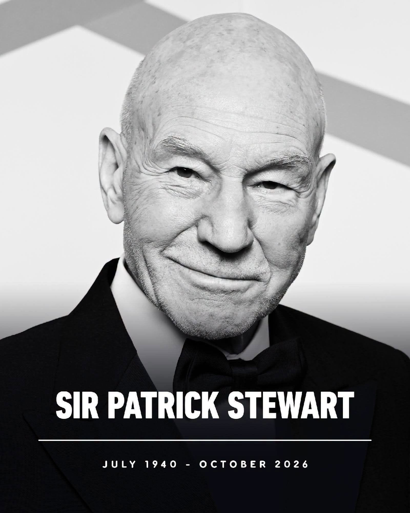 Sir Patrick StewartJuly 1940 - October 2026